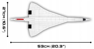 Ehituskomplekt Cobi lennuk Concorde hind ja info | Klotsid ja konstruktorid | kaup24.ee