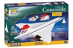 Ehituskomplekt Cobi lennuk Concorde hind ja info | Klotsid ja konstruktorid | kaup24.ee