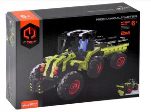 Konstruktor Roheline traktor 2in1 цена и информация | Конструкторы и кубики | kaup24.ee
