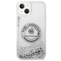 Karl Lagerfeld KLHCP14SLCRSGRS iPhone 14 jaoks, hõbedane hind ja info | Telefoni kaaned, ümbrised | kaup24.ee