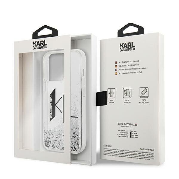 Karl Lagerfeld KLHCP14XLBKLCS iPhone 14 Pro Max jaoks, läbipaistev hind ja info | Telefoni kaaned, ümbrised | kaup24.ee