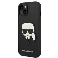 Karl Lagerfeld KLHCP14SSAPKHK для iPhone 14, черный цена и информация | Чехлы для телефонов | kaup24.ee