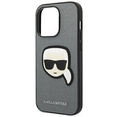 Karl Lagerfeld KLHCP14XSAPKHG iPhone 14 Pro Max jaoks, hall цена и информация | Чехлы для телефонов | kaup24.ee