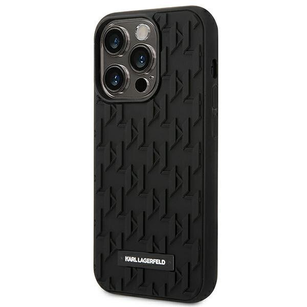 Karl Lagerfeld KLHCP14XRUPKLPK, telefonile iPhone 14 Pro Max, must hind ja info | Telefoni kaaned, ümbrised | kaup24.ee