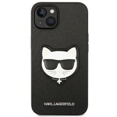 Karl Lagerfeld KLHCP14SSAPCHK iPhone 14 jaoks, must hind ja info | Telefoni kaaned, ümbrised | kaup24.ee