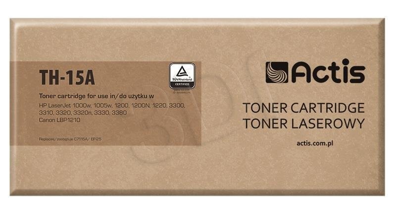 Actis TH-15A tooner (HP C7115A LJ 1200 / Canon EP-25) HP / CANON laserprinteritele, 2500 lehte, must hind ja info | Laserprinteri toonerid | kaup24.ee