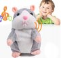 Interaktiivne mänguasi Rääkiv hamster, hall цена и информация | Pehmed mänguasjad | kaup24.ee