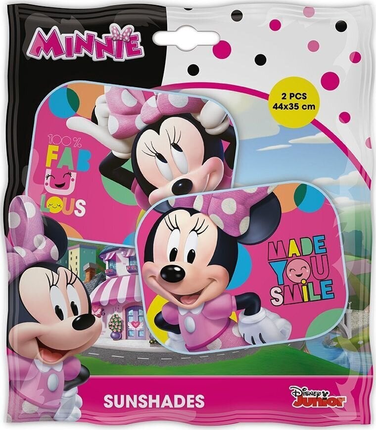 Auto aknakaitse Seven Minnie Mouse, 2 tk. цена и информация | Autoistmete lisavarustus | kaup24.ee