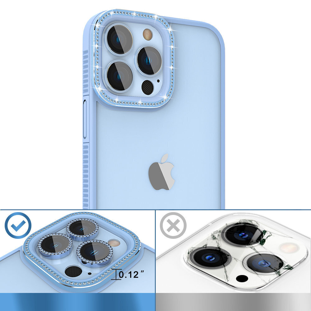 Kingxbar Sparkle Series iPhone 13 Pro jaoks, sinine hind ja info | Telefoni kaaned, ümbrised | kaup24.ee