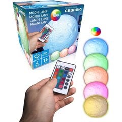 lampka dekoracyjna księżyc śr11,5 cm RGB цена и информация | Настольные лампы | kaup24.ee