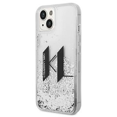 Karl Lagerfeld KLHCP14SLBKLCS telefonile iPhone 14, hõbedane hind ja info | Telefoni kaaned, ümbrised | kaup24.ee