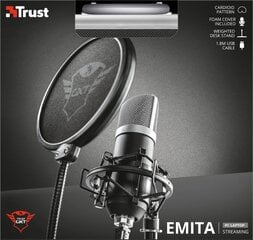 Микрофон Trust GXT 252 Emita цена и информация | Trust Музыкальные инструменты и аксессуары | kaup24.ee