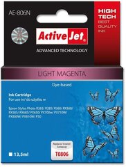 Картридж ActiveJet AE-806N, Epson T0806 XL High Ink Cartridge, светло-пурпурный цена и информация | Картриджи для струйных принтеров | kaup24.ee