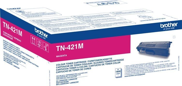 Originaalne Tooner Brother TN421M Fuksiinpunane цена и информация | Laserprinteri toonerid | kaup24.ee