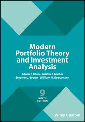 Modern Portfolio Theory and Investment Analysis, Ninth Edition 9th Edition цена и информация | Книги по экономике | kaup24.ee