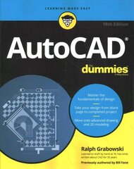 AutoCAD For Dummies, 19th Edition 19th Edition цена и информация | Книги по экономике | kaup24.ee