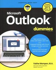 Outlook For Dummies цена и информация | Книги по экономике | kaup24.ee