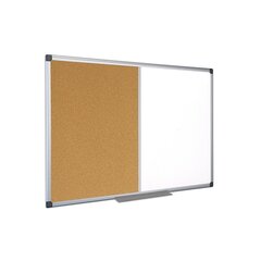 Valge magnet- ja korktahvel Bi-Office Maya Combo 90x60, alumiiniumraam hind ja info | Kirjatarbed | kaup24.ee