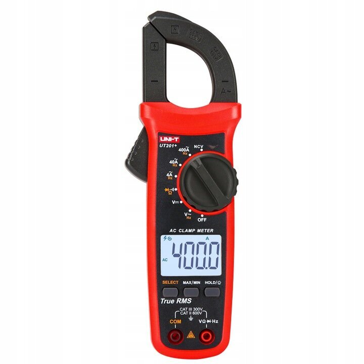 Mõõtur UNI-T UT201+ Digital Clip Multimeter LCD ekraan цена и информация | Käsitööriistad | kaup24.ee