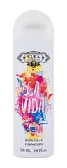 Spreideodorant Cuba La Vida, 200 ml hind ja info | Deodorandid | kaup24.ee