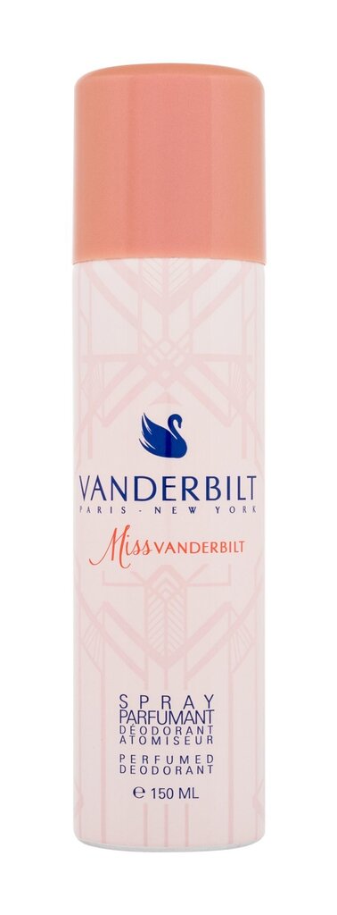 Spreideodorant naistele Gloria Vanderbilt Miss Vanderbilt, 150 ml hind ja info | Deodorandid | kaup24.ee