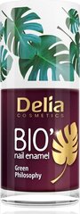 Küünelakk Delia Delia Cosmetics Bio Green Philosophy nr 614 Plum, 11ml hind ja info | Küünelakid, küünetugevdajad | kaup24.ee