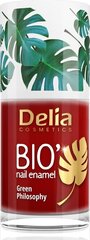 Küünelakk Delia Delia Cosmetics Bio Green Philosophy nr 611 Red, 11ml hind ja info | Küünelakid, küünetugevdajad | kaup24.ee
