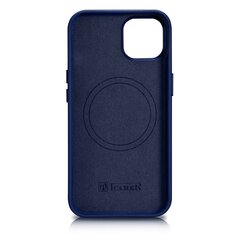 iCarer Leather iPhone 14 Plus blue (MagSafe compatible) цена и информация | Чехлы для телефонов | kaup24.ee