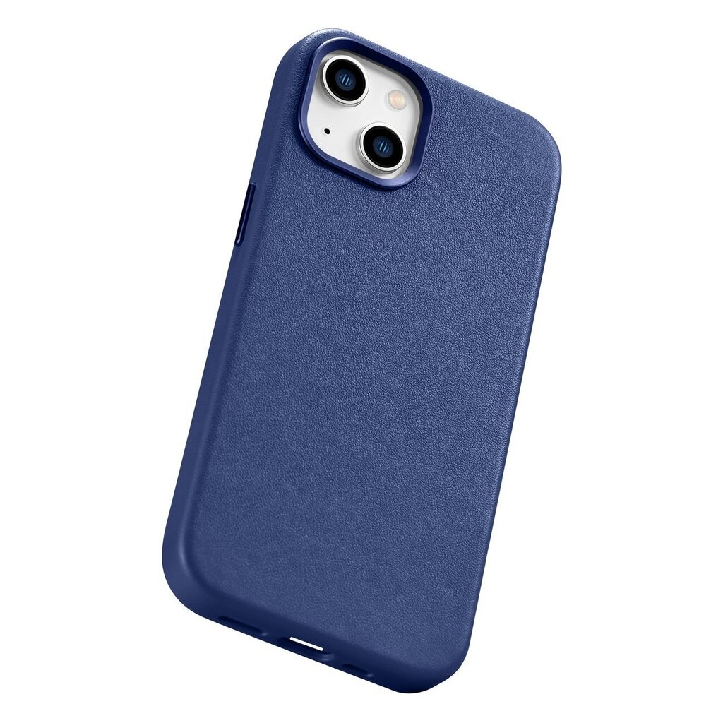 iCarer Leather iPhone 14 Plus blue (MagSafe compatible) hind ja info | Telefoni kaaned, ümbrised | kaup24.ee