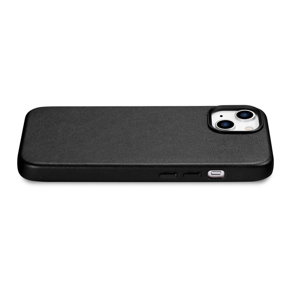 iCarer Leather iPhone 14 Plus black (MagSafe compatible) цена и информация | Telefoni kaaned, ümbrised | kaup24.ee