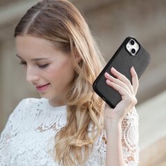 iCarer Leather iPhone 14 Plus black (MagSafe compatible) hind ja info | Telefoni kaaned, ümbrised | kaup24.ee