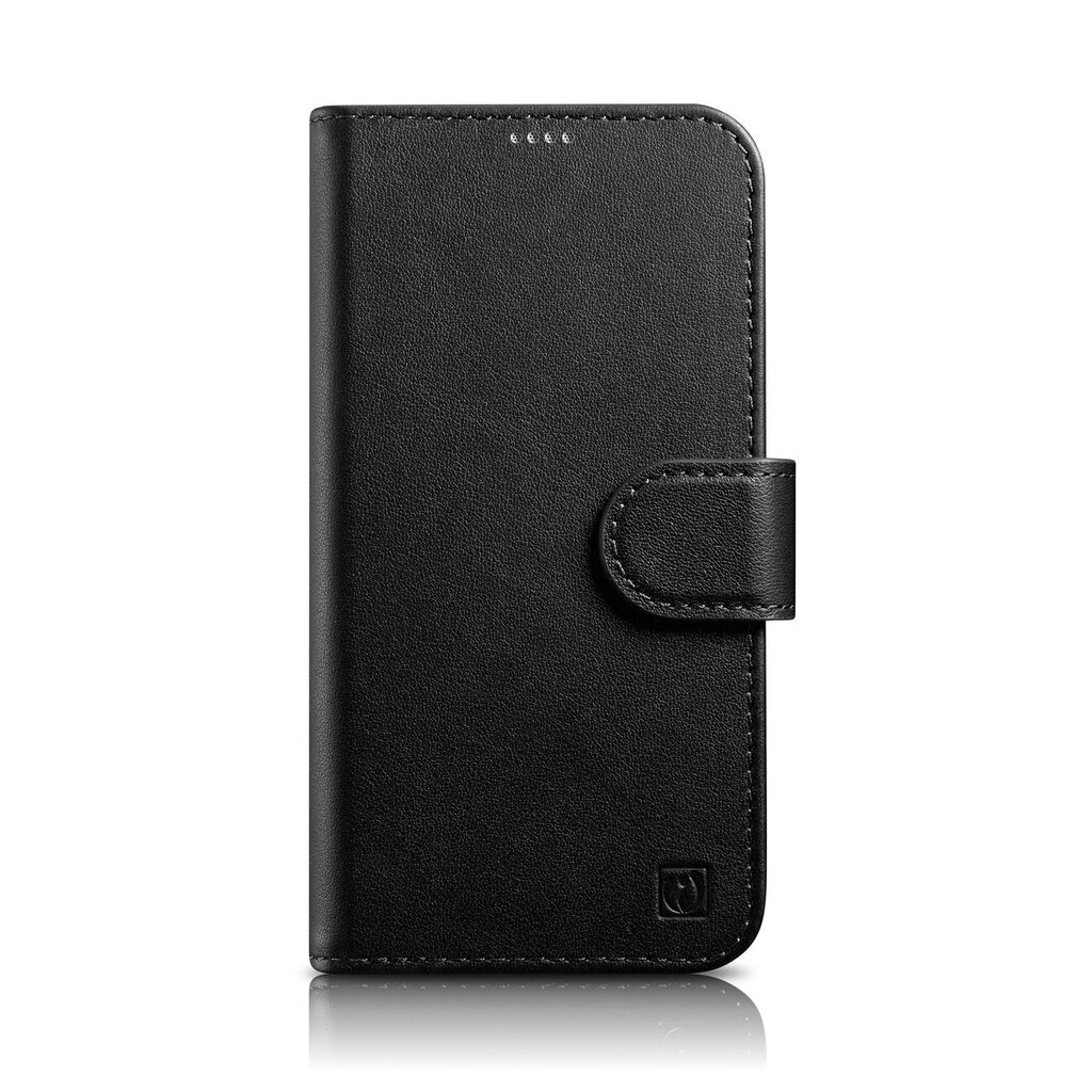 iCarer 2in1 iPhone 14 Plus Leather Flip Anti-RFID Black (WMI14220727-BK) цена и информация | Telefoni kaaned, ümbrised | kaup24.ee