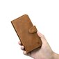 iCarer 2in1 iPhone 14 Plus Leather Flip Anti-RFID brown (WMI14220723-TN) цена и информация | Telefoni kaaned, ümbrised | kaup24.ee