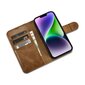 iCarer 2in1 iPhone 14 Plus Leather Flip Anti-RFID brown (WMI14220723-TN) цена и информация | Telefoni kaaned, ümbrised | kaup24.ee