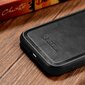 iCarer Leather iPhone 14 Pro Max (MagSafe Compatible) black (WMI14220720-BK) hind ja info | Telefoni kaaned, ümbrised | kaup24.ee