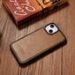 iCarer Leather iPhone 14 Plus (MagSafe compatible) brown (WMI14220719-TN) цена и информация | Telefoni kaaned, ümbrised | kaup24.ee