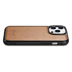 Кожаный чехол iCarer для iPhone 14 Pro (совместим с MagSafe), коричневый (WMI14220718-TN) цена и информация | Чехлы для телефонов | kaup24.ee