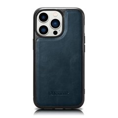 iCarer Leather iPhone 14 Pro (MagSafe compatible) blue (WMI14220718-BU) цена и информация | Чехлы для телефонов | kaup24.ee