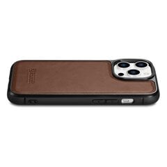 Кожаный чехол iCarer для iPhone 14 Pro (совместим с MagSafe), коричневый (WMI14220718-BN) цена и информация | Чехлы для телефонов | kaup24.ee