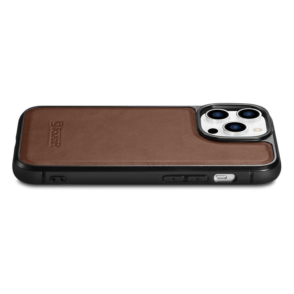 iCarer Leather iPhone 14 Pro (MagSafe compatible) brown (WMI14220718-BN) hind ja info | Telefoni kaaned, ümbrised | kaup24.ee