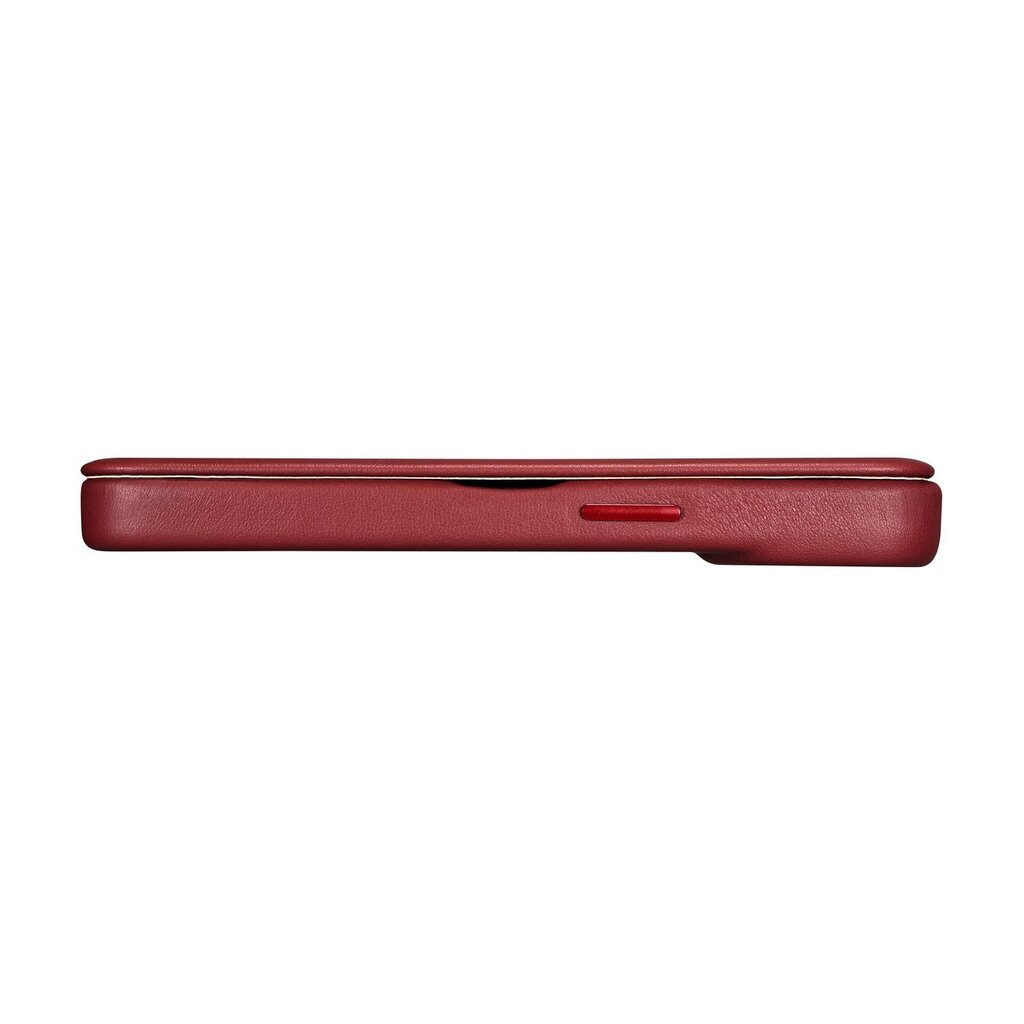 iCarer Leather iPhone 14 Pro Max Flip Magnetic MagSafe Red (WMI14220716-RD) цена и информация | Telefoni kaaned, ümbrised | kaup24.ee