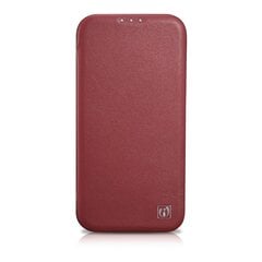 iCarer Leather iPhone 14 Pro Max Flip Magnetic MagSafe Red (WMI14220716-RD) цена и информация | Чехлы для телефонов | kaup24.ee