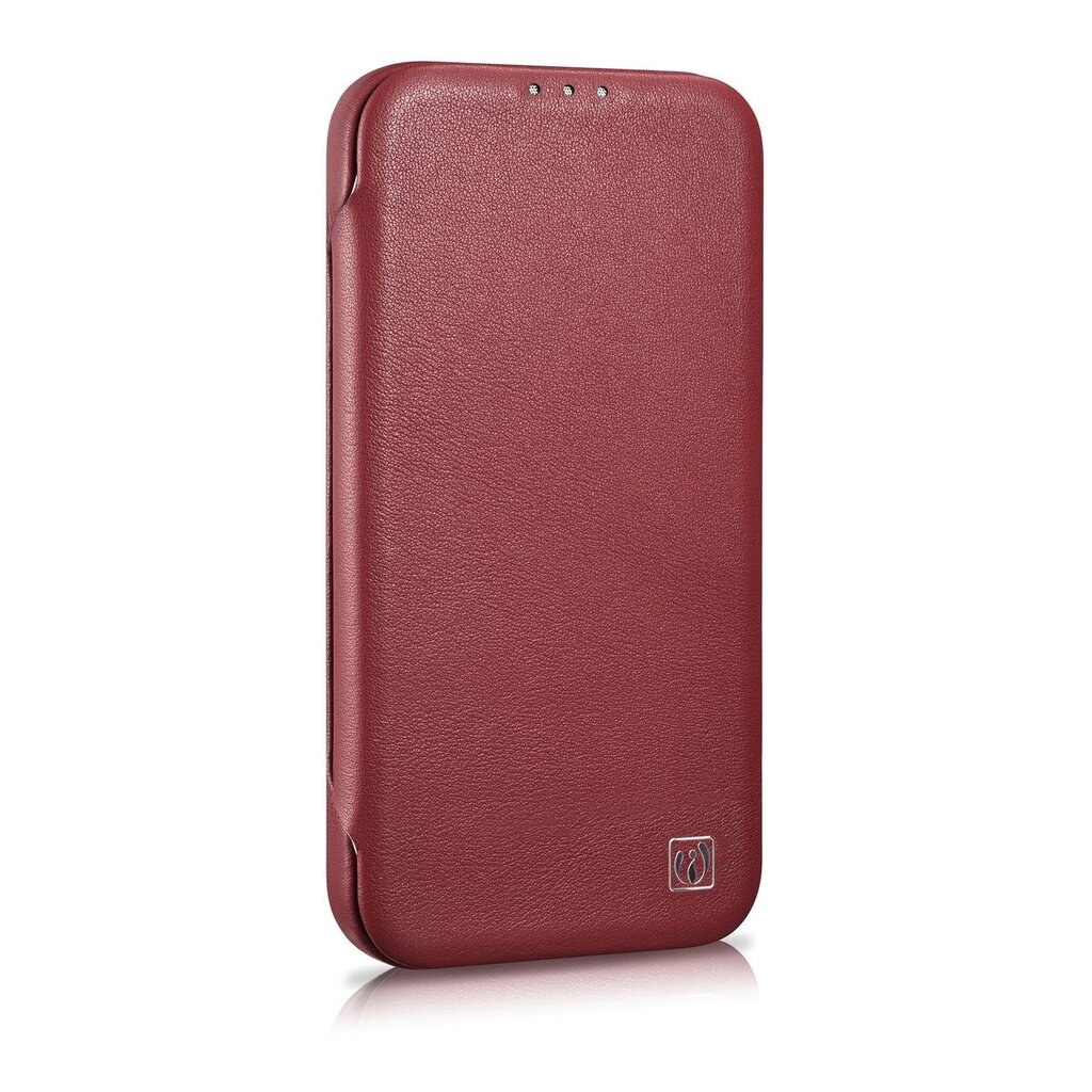 iCarer Leather iPhone 14 Pro Max Flip Magnetic MagSafe Red (WMI14220716-RD) hind ja info | Telefoni kaaned, ümbrised | kaup24.ee