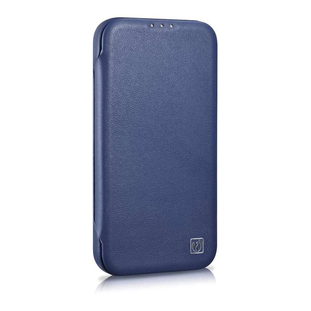 iCarer Leather iPhone 14 Plus Flip Magnetic MagSafe Blue (WMI14220715-BU) цена и информация | Telefoni kaaned, ümbrised | kaup24.ee