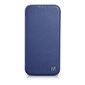 iCarer Leather iPhone 14 Plus Flip Magnetic MagSafe Blue (WMI14220715-BU) цена и информация | Telefoni kaaned, ümbrised | kaup24.ee