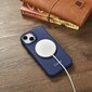 iCarer Leather iPhone 14 Plus Flip Magnetic MagSafe Blue (WMI14220715-BU) цена и информация | Telefoni kaaned, ümbrised | kaup24.ee