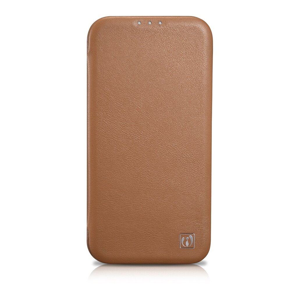 iCarer Leather iPhone 14 Plus Flip Magnetic MagSafe Brown (WMI14220715-BN) цена и информация | Telefoni kaaned, ümbrised | kaup24.ee
