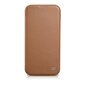 iCarer Leather iPhone 14 Plus Flip Magnetic MagSafe Brown (WMI14220715-BN) цена и информация | Telefoni kaaned, ümbrised | kaup24.ee