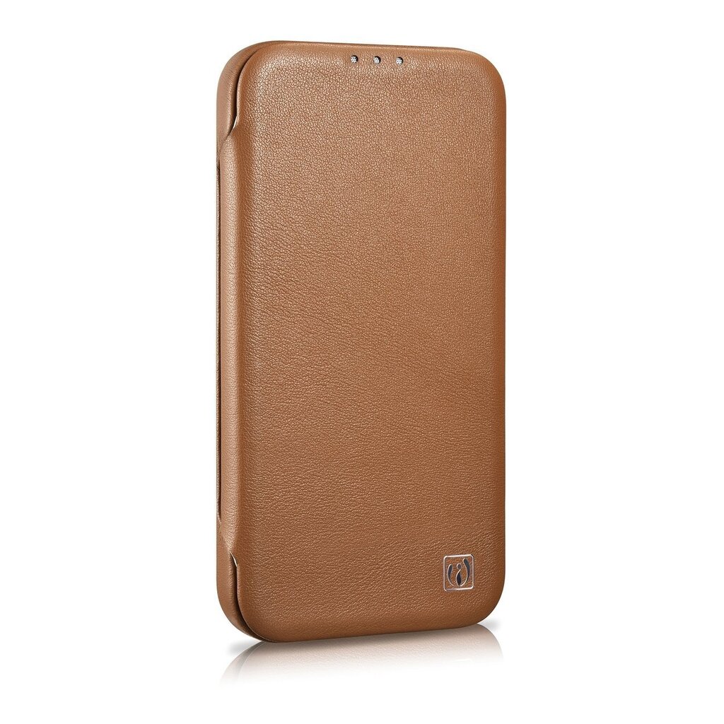 iCarer Leather iPhone 14 Plus Flip Magnetic MagSafe Brown (WMI14220715-BN) hind ja info | Telefoni kaaned, ümbrised | kaup24.ee