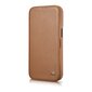 iCarer Leather iPhone 14 Plus Flip Magnetic MagSafe Brown (WMI14220715-BN) hind ja info | Telefoni kaaned, ümbrised | kaup24.ee
